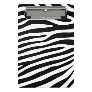 Zebra stripes pattern + your background & ideas mini clipboard
