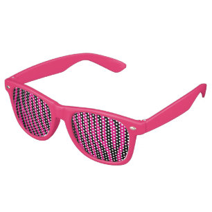 Zebra stripes pattern + your background & ideas retro sunglasses
