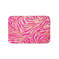 Zebra Stripes Pink Orange Wild Animal Print