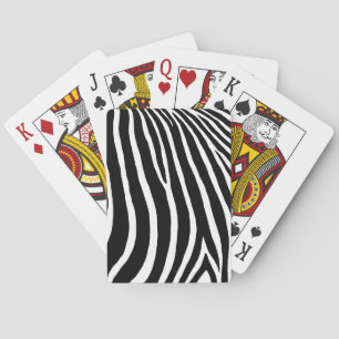 Zebra Stripes Playing Cards