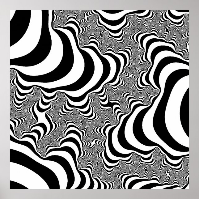 Zebra Stripes Poster (Front)