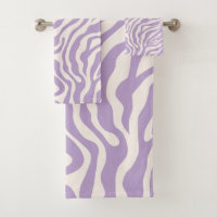 Zebra Stripes Preppy Purple Wild Animal Print