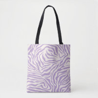Zebra Stripes Preppy Purple Wild Animal Print