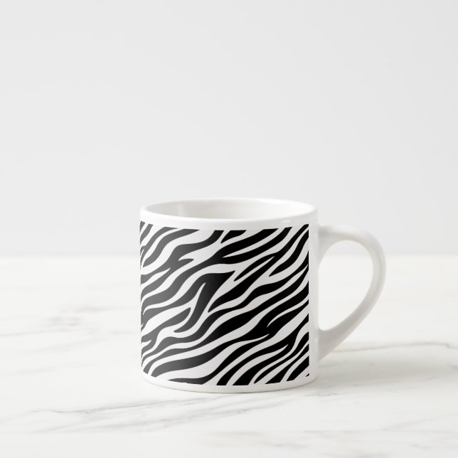 Zebra Stripes Seamless Pattern Animal Print-60492 Espresso Cup (Right)
