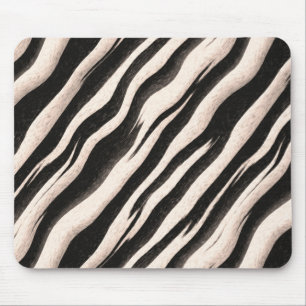 Zebra stripes seamless texture + your ideas mouse pad