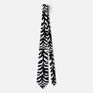 Zebra stripes tie