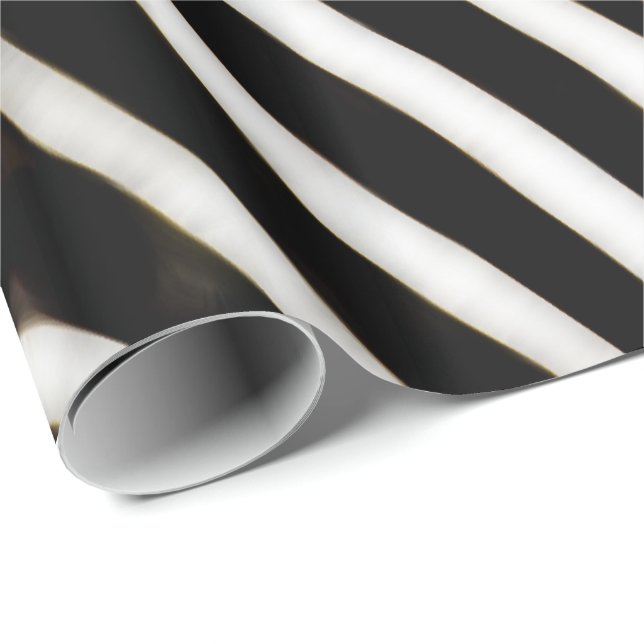 Zebra Stripes Wrapping Paper (Roll Corner)
