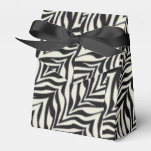 Zebra Stripped Custom Favour Box