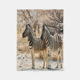 Zebra Stroll Fleece Blanket