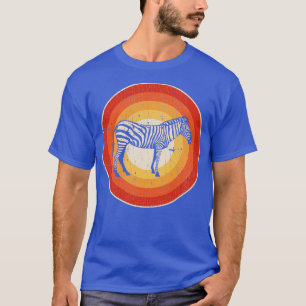 Zebra Sunset Retro for Men Women Boys Girls Kids A T-Shirt