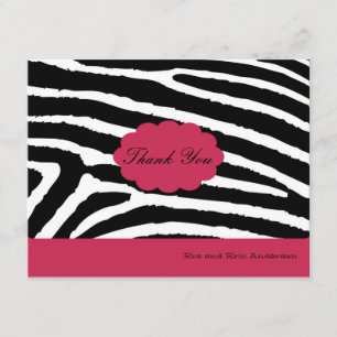 Zebra -Thank you cards