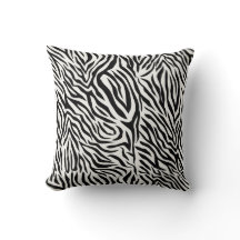 Zebra Throw Pillow 16" x 16"