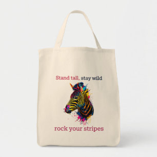 Zebra Tote Bag
