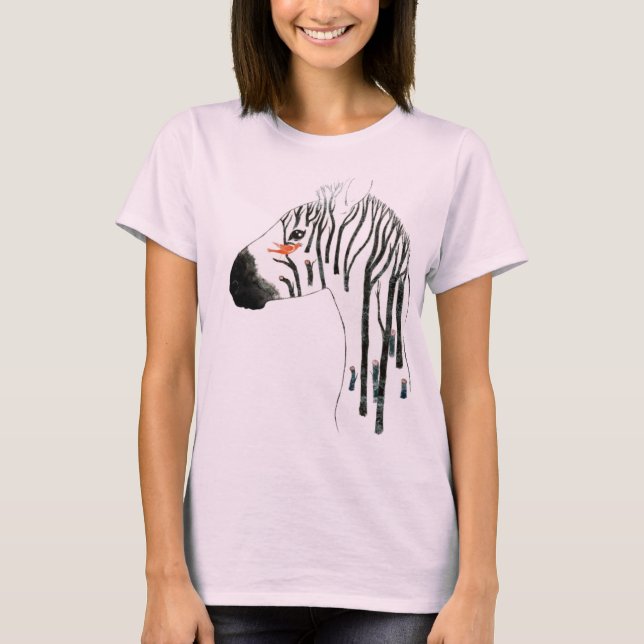 ZEBRA TREES T-Shirt (Front)