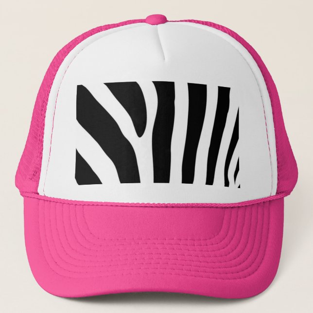 zebra trucker hat (Front)