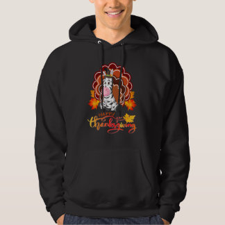 Zebra Turkey Happy Thanksgiving Hoodie