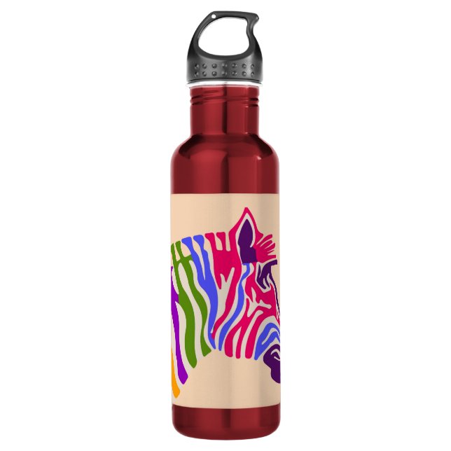 Zebra Water Bottle (Front)