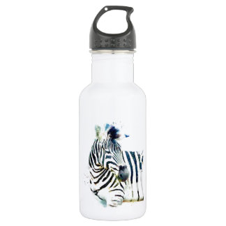 Zebra Watercolor 532 Ml Water Bottle