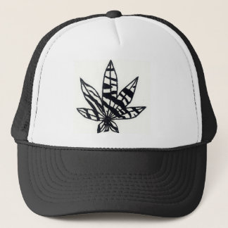 Zebra Weed Trucker Hat