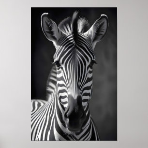 Zebra Wildlife Majestic Nature Life Art Wallpaper Poster