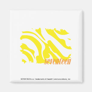 Zebra Yellow 2 Magnet