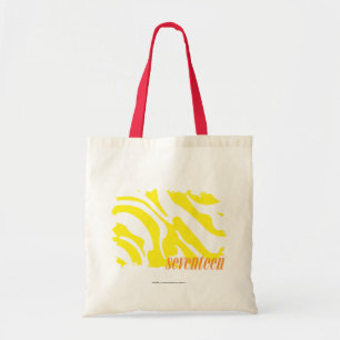 Zebra Yellow 2 Tote Bag