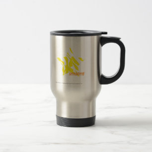 Zebra Yellow 3 Travel Mug