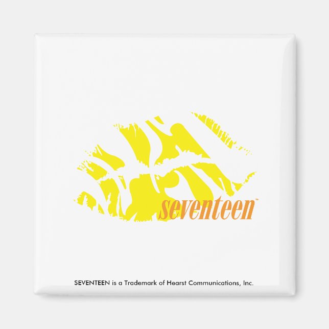 Zebra Yellow Magnet (Front)