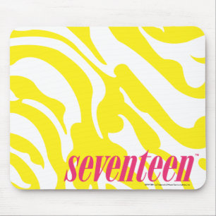 Zebra Yellow Mouse Pad
