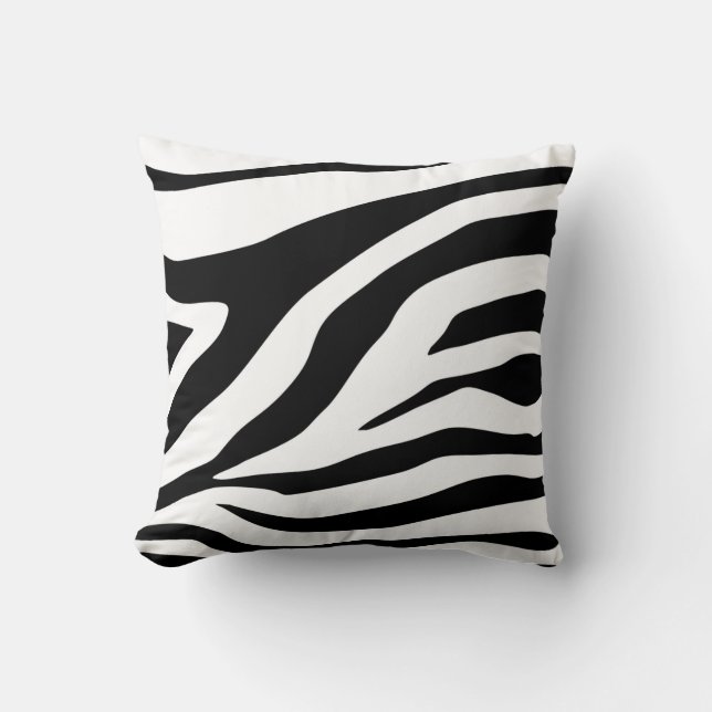Zebra, Zebra Print, Zebra Pattern, Safari, African Cushion (Front)