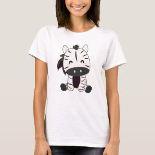 Zebra Zebras Zoo Safari Cute Animals T-Shirt