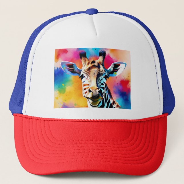 Zebraffe Trucker Hat (Front)