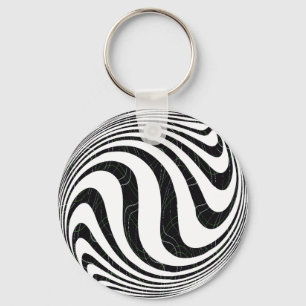 Zebraic Key Ring
