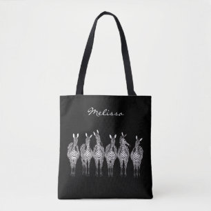 Zebras All-Over-Print Tote Bag