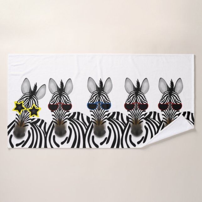 Zebras Bath Towel (Bath Towel)
