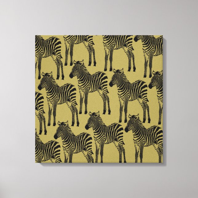 Zebras Canvas Print (Front)
