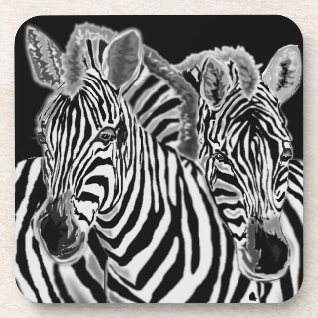 Zebras Coaster (Front)