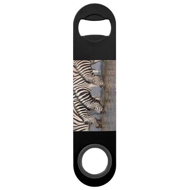 Zebras drinking (Back)