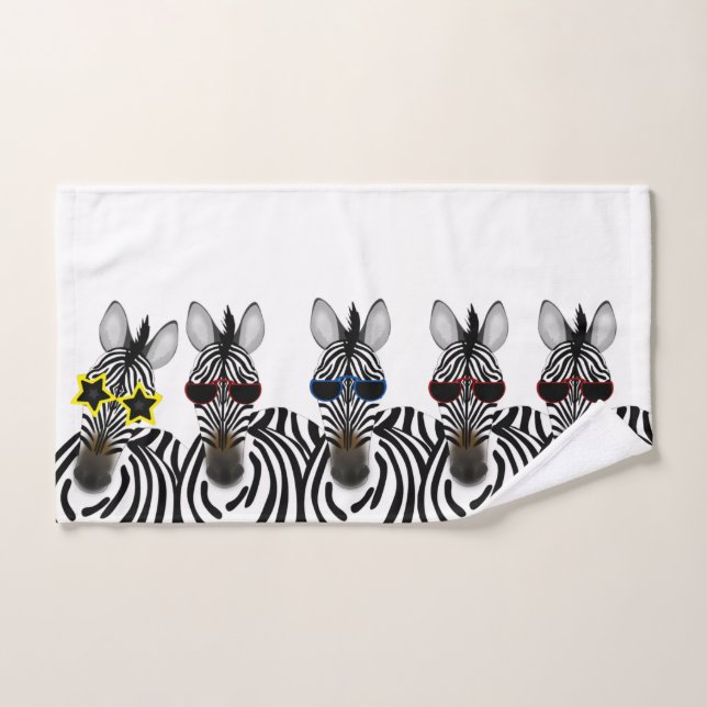 Zebras Hand Towel (Hand Towel)
