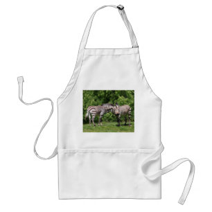 Zebras in Love Apron