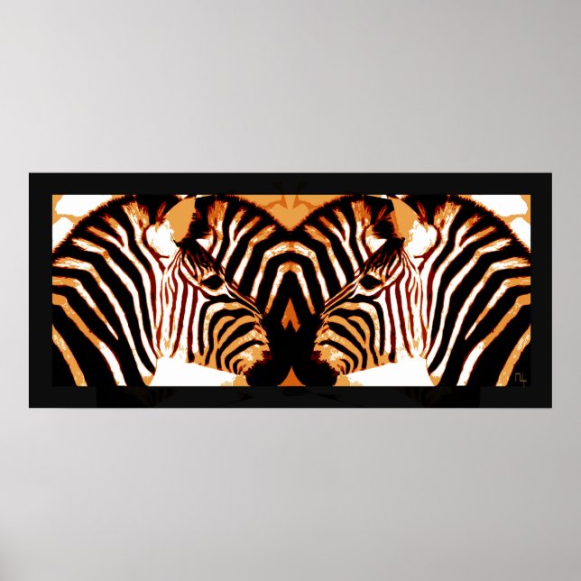 Zebras in love  poster (Front)