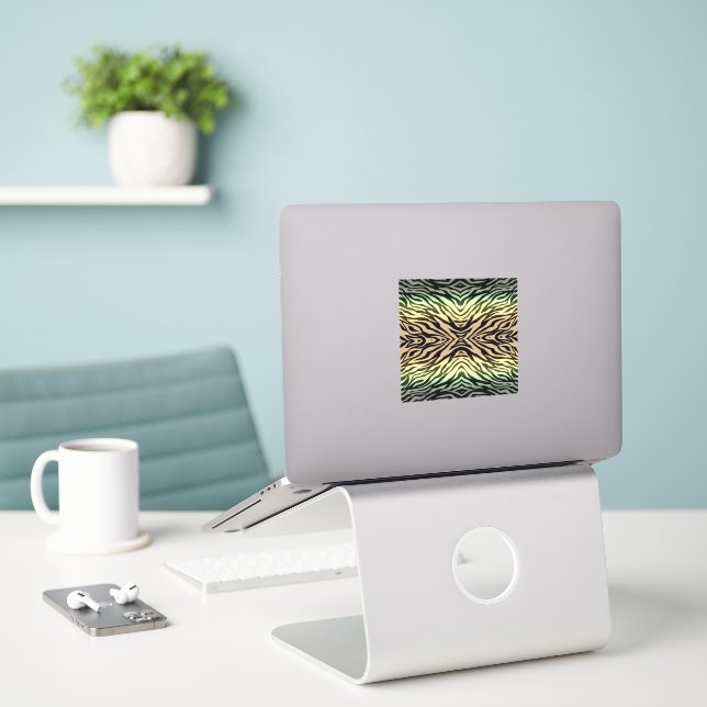 Zebras in the Forest (Laptop On Desk)