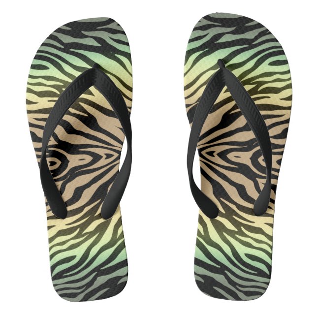 Zebras in the Forest Jandals (Footbed)
