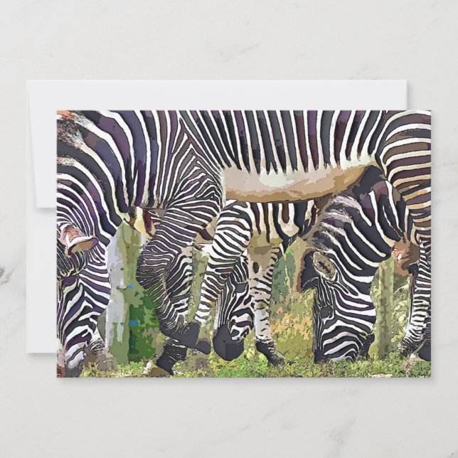 ZEBRAS INVITATION (Front)