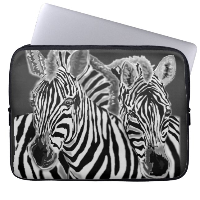 Zebras Laptop Sleeve (Front)