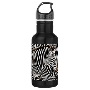 Zebras love_ 532 ml water bottle
