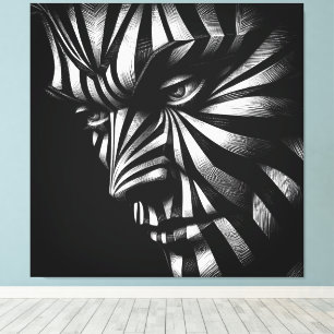 Zebrine Canvas Print