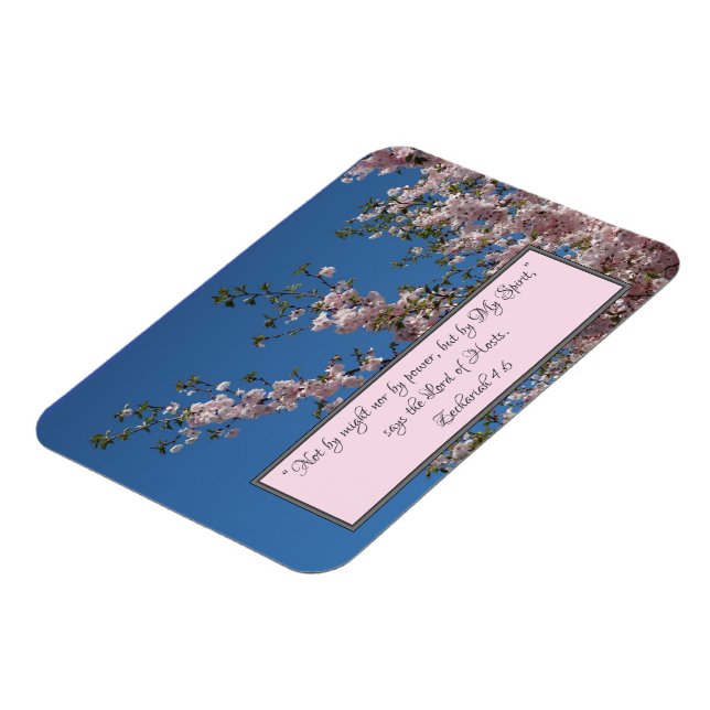 Zechariah 4 cherry tree magnet (Left Side)