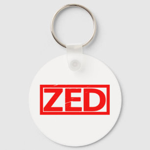 Zed Stamp Key Ring
