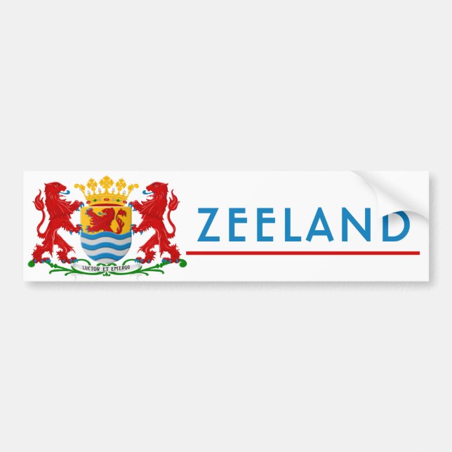 Zeeland Bumper Sticker (Front)
